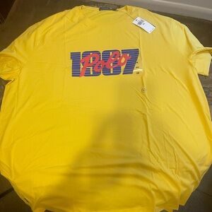 Ralph Lauren Polo Tee / 3XB / Yellow-Blue-Red / Brand New